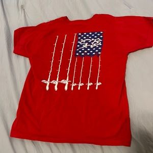 Southern Boy Co. Fishing American Flag T-Shirt